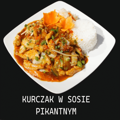 Kurczak w sosie pikantnym