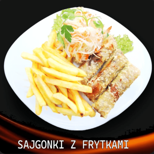 Sajgonki z frytkami 3 szt.