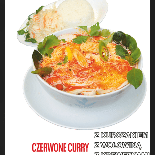 Wołowina w tajskim czerwonym curry