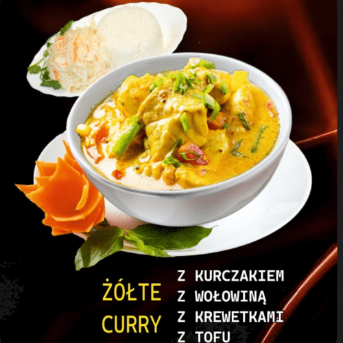 Wołowina w tajskim żółtym curry
