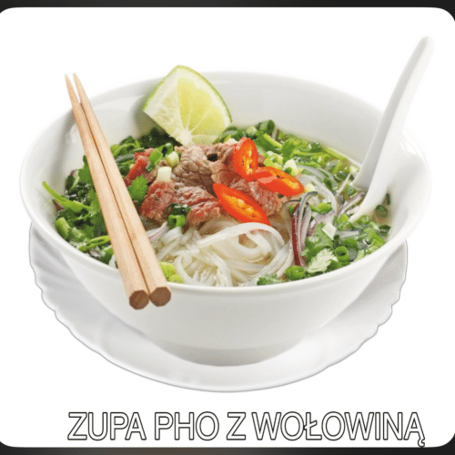 Zupa duża pho z wołowiną