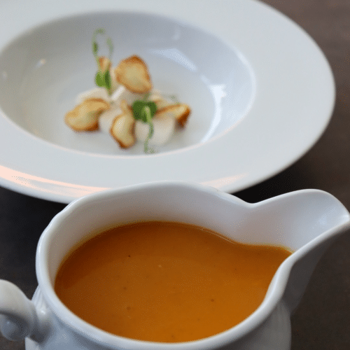 Krem z pieczonej dyni