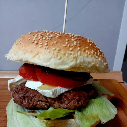 Brie burger