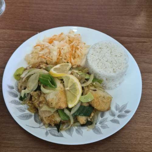 Polędwiczki z kurczaka w sosie maślano-czosnkowym