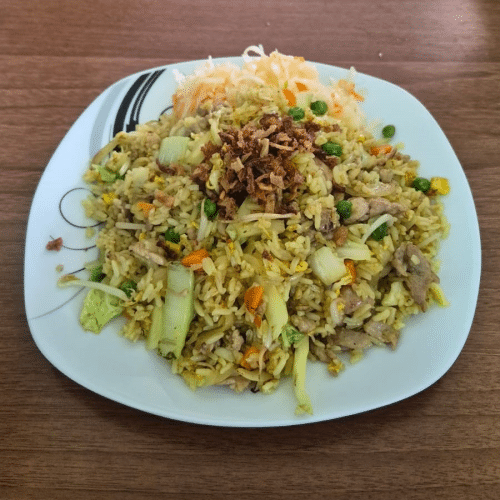 Ryż smażony z wieprzowiną