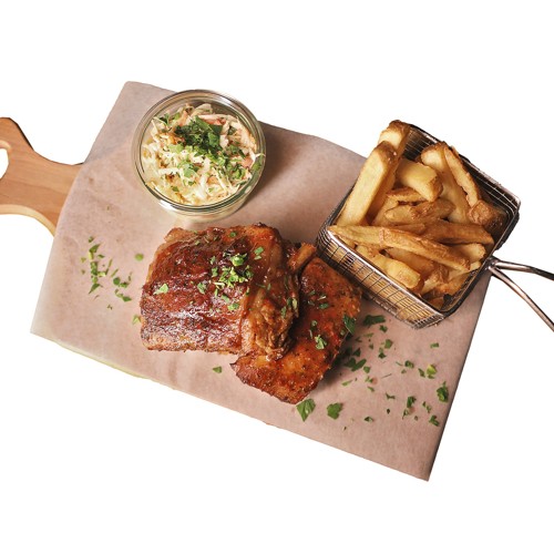 Żeberka pieczone w pikantnej glazurze