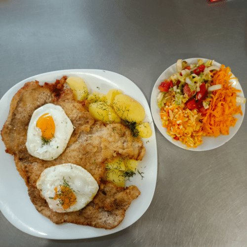 Sznycel z jajkiem XL