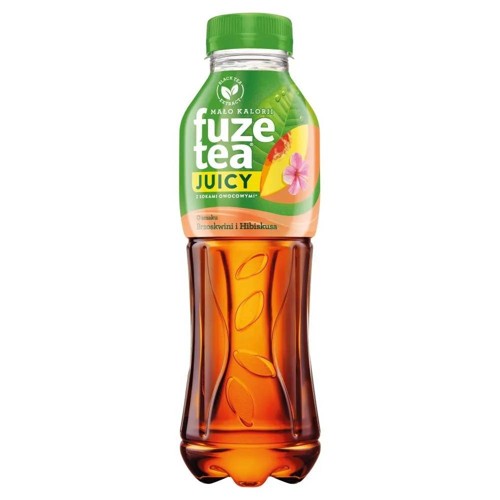 FuzeTea Brzoskwiniowa z Czarną Herbatą i Hibiskusem (0,5 l)