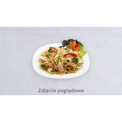 Makaron Chiński z Małymi Krewetkami