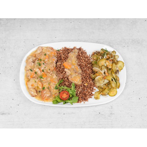 Gulasz wieprzowy z warzywami