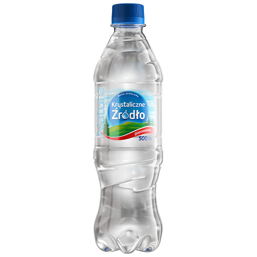 Krystaliczne Źródło woda gazowana 0,5l