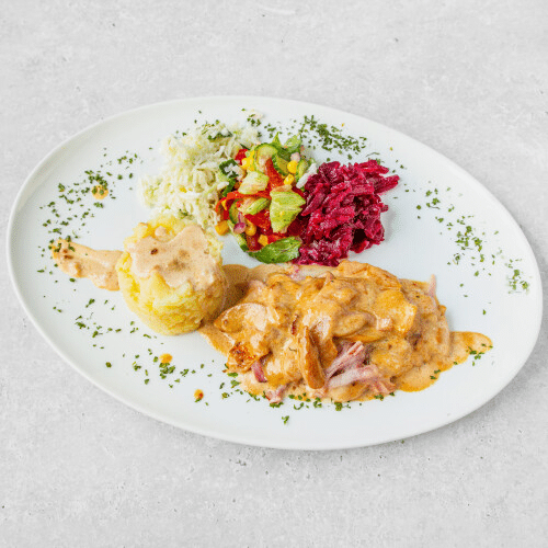 Filet z brzoskwinią