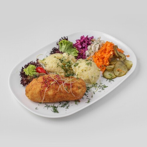 Kotlet De Volaille z serem i masłem