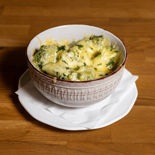 Brokól pod pierzynką