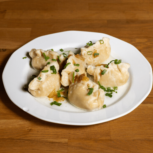 Pierogi z kaczką i bakłażanem 6 szt.