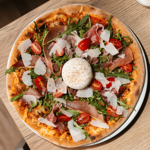 PIZZA BURRATA (32cm)
