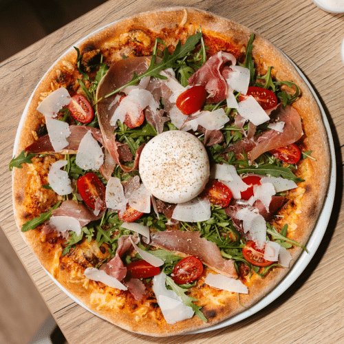 PIZZA BURRATA (45cm)