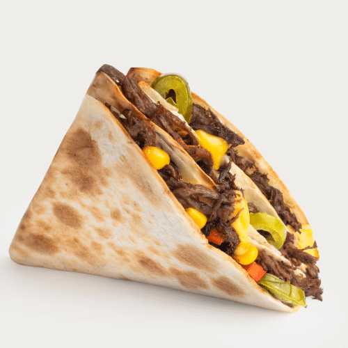 Quesadilla z szarpaną wołowiną