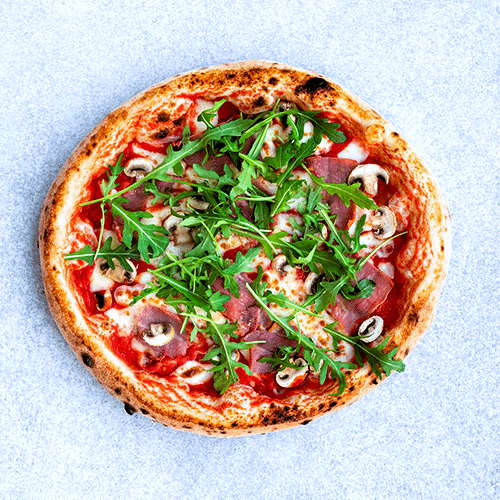 Pizza Cotto Di Notte Rukola
