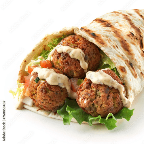 Rollo falafel średni