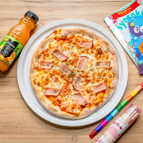 Pizza z serem i szynką 26 cm