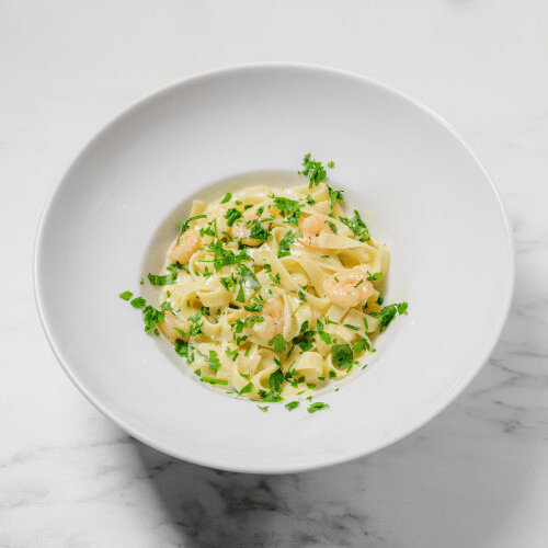 Tagliatelle Biała Krewetka