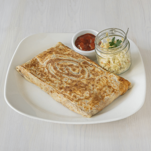 14. Naleśnik z mięsem bolońskim i pieczarkami