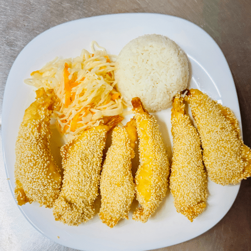 Krewetki w cieście z sezamem (6 szt.)