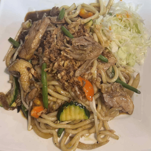 Makaron Udon z kaczką