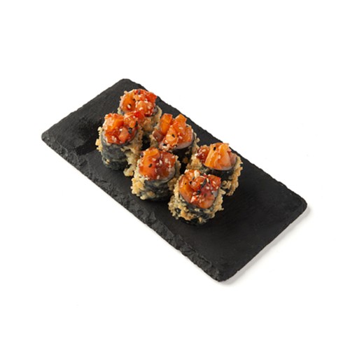 HOSOMAK AWOKADO TEMPURA Z TATAREM Z ŁOSOSIA 6SZT. 200G