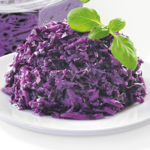 Surówka z czerwonej kapusty z jabłkiem