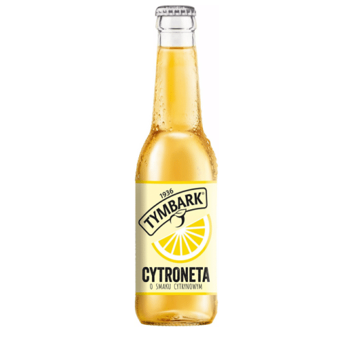 Tymbark Cytroneta Napój gazowany o smaku cytrynowym 330 ml