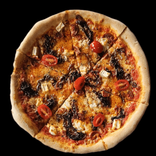 Pizza con chorizo