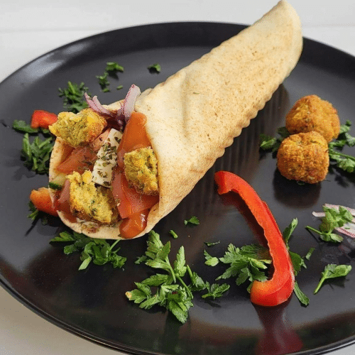 Rollo falafel