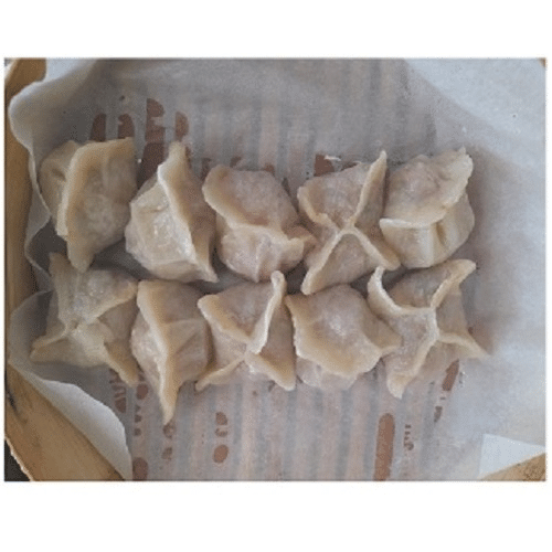 Jiaozi kurczak hoisin z pak-choi