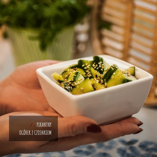 Pikantny ogórek z czosnkiem