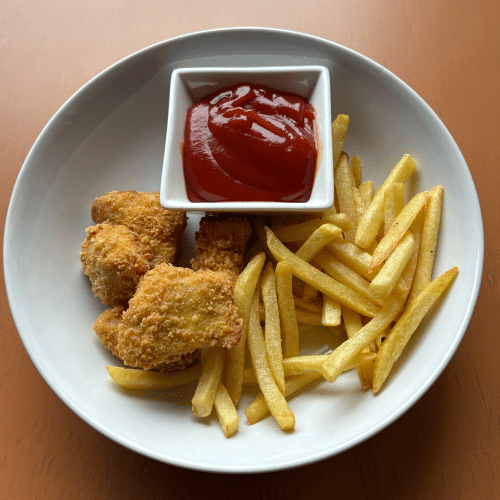 Nuggetsy z kurczaka w zestawie