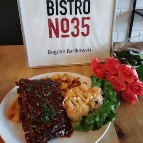 Żeberka pieczone w sosie BBQ