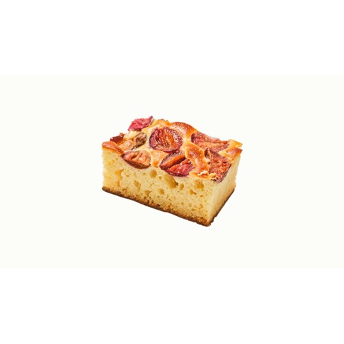 Śliwka na maślanym biszkopcie