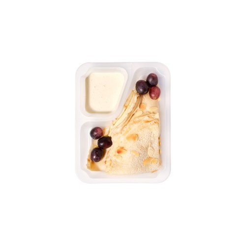 Naleśniki z waniliowym twarożkiem i pieczonymi jabłkami z cynamo