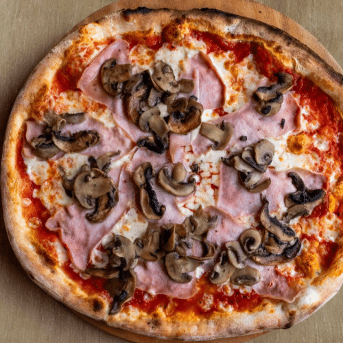 Pizza Prosciutto e Funghi