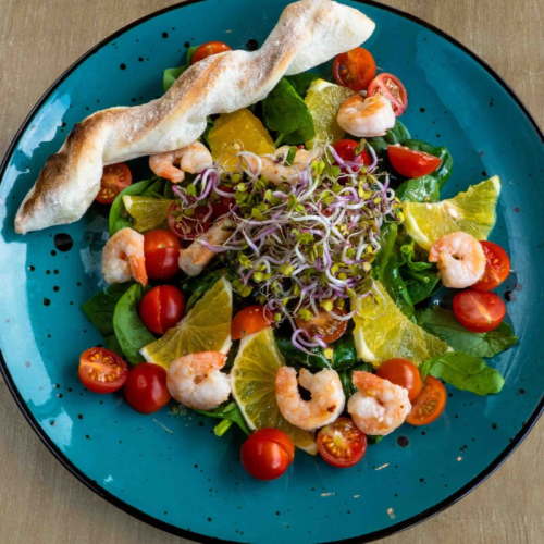 Sałatka z krewetkami
