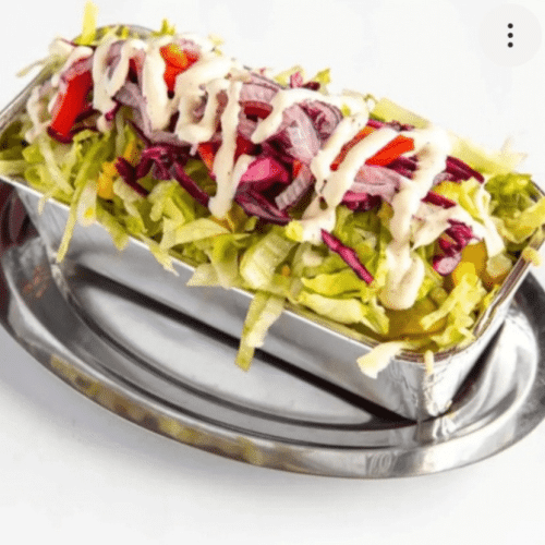 Kapsalon duży z kapitańską karkówką