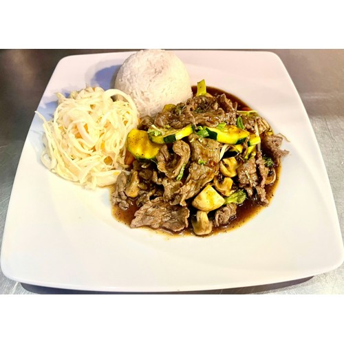 Wołowina w sosie pieprzowymczarnym