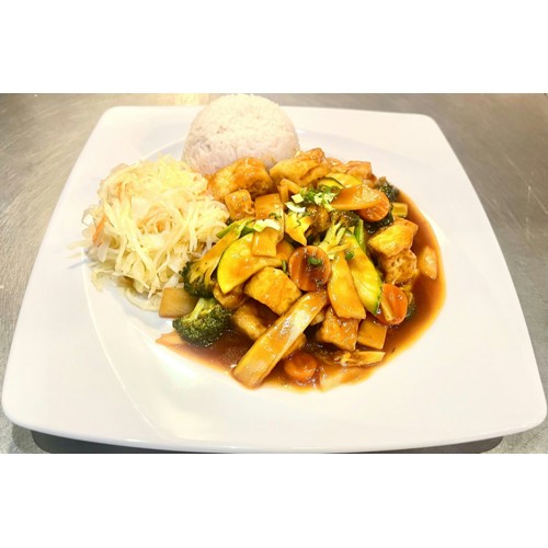 Tofu w sosie teriyaki