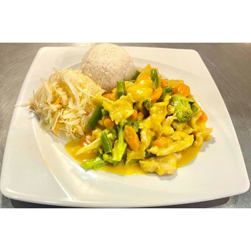 Kurczak w sosie mango