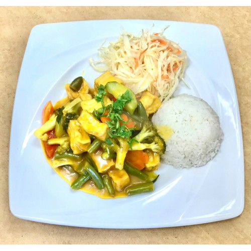 Tofu w sosie mango