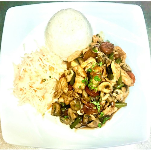 Kurczak z pieczarkami