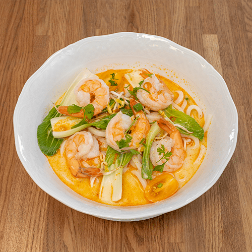 Zupa udon z krewetkami