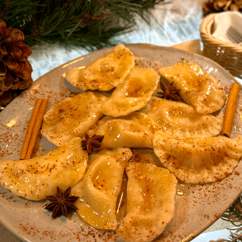 Pierogi z jabłkiem 10szt.